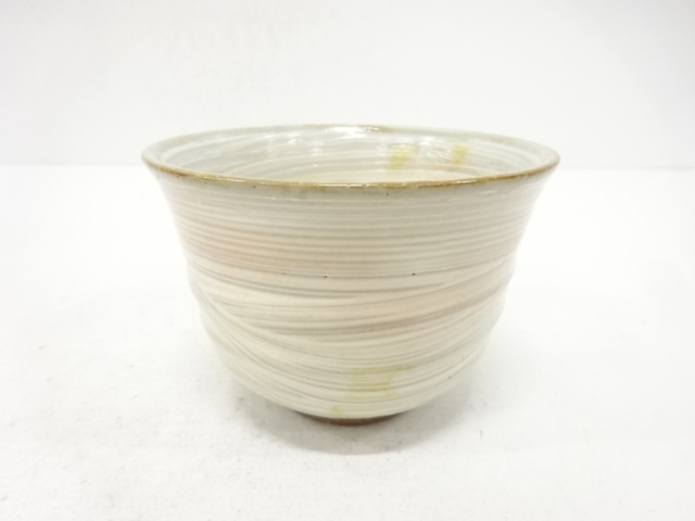 JAPANESE TEA CEREMONY / TEA BOWL CHAWAN / BRUSH-MARKED